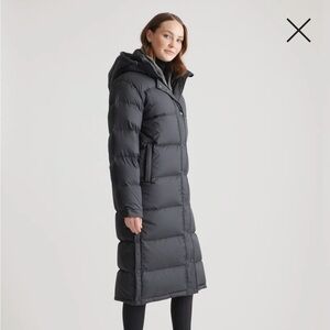NWOT Quince Responsible Down Puffer Jacket Long - size Small